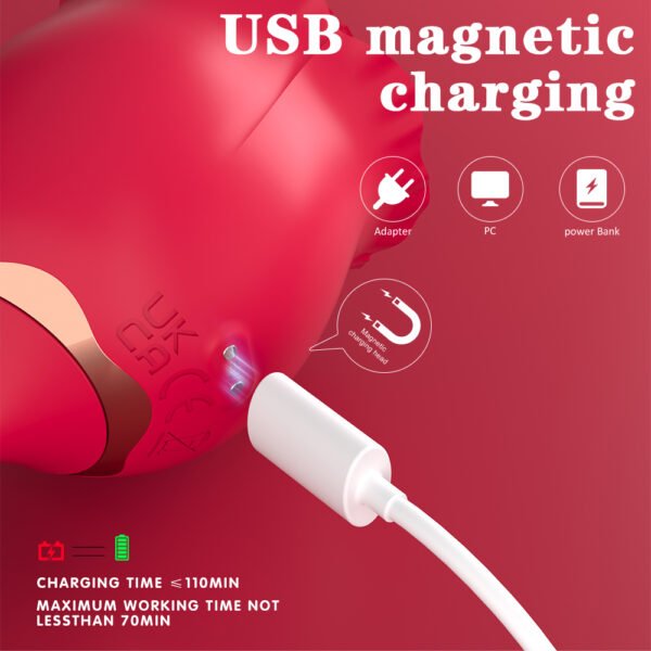 Rose Vibrator Dildo - Image 5